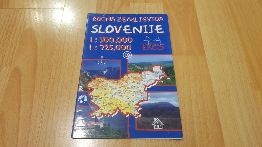 Ročna zemljevida Slovenije