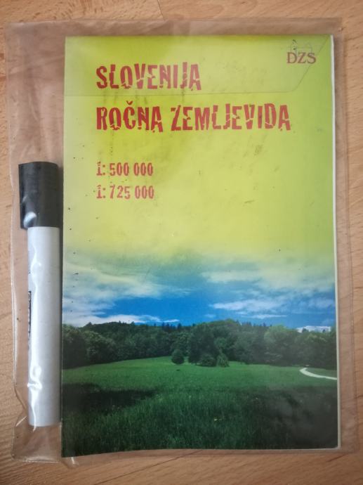 Ročni zemljevid Slovenije