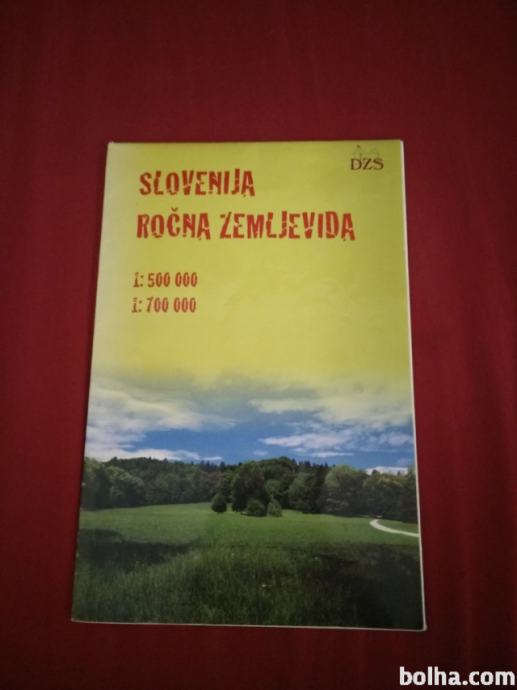 Ročni zemljevid slovenije