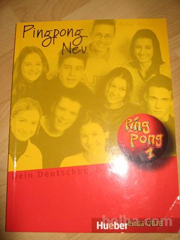 Učbenik nemščine za začetnike Ping pong nev 1, s ptt