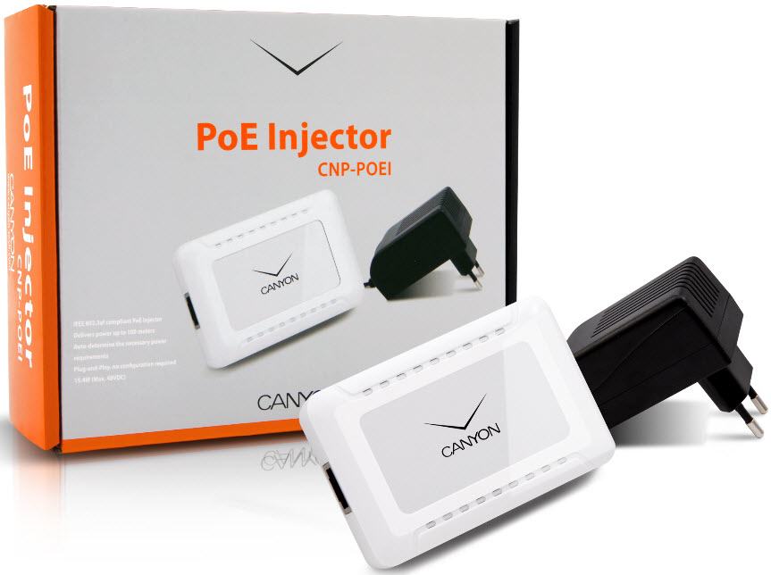 8x POE injektor + splitter, za napajanje IP kamer preko UTP 5V ali 12V