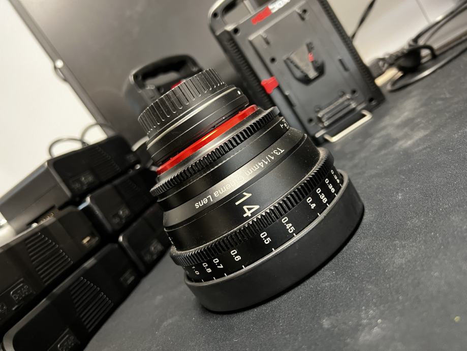 Samyang XEEN Leče Cine Lens Canon, 14mm, 35mm, 85mm