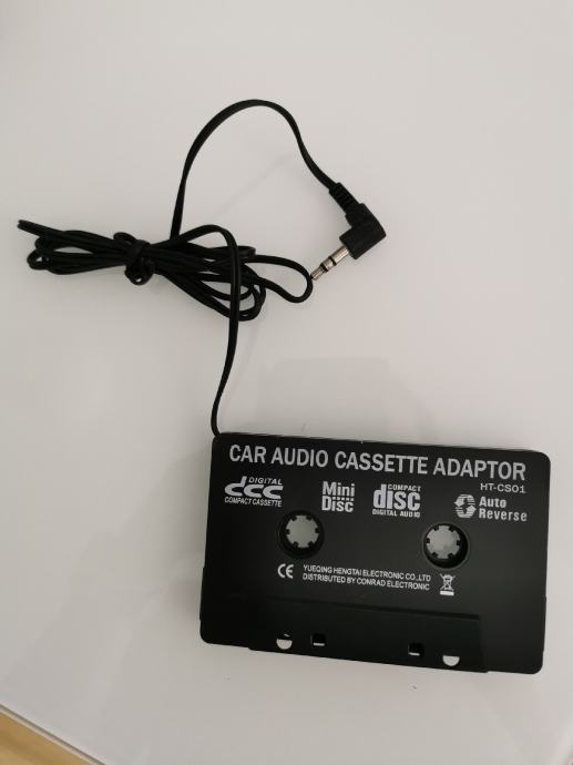 Car audio cassette adaptor