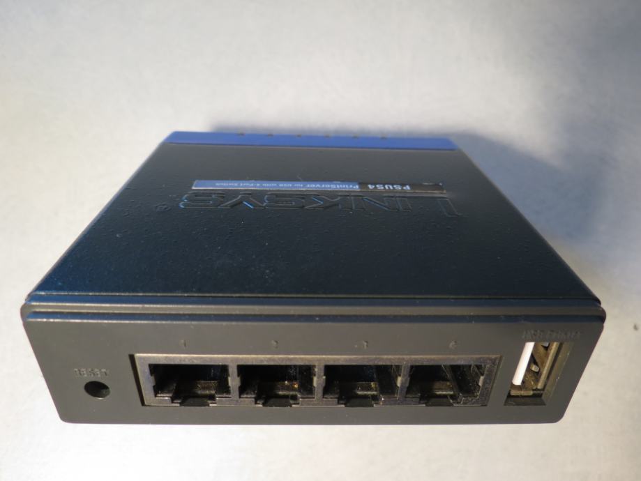 LINKSYS PSUS4 USB PRINT SERVER
