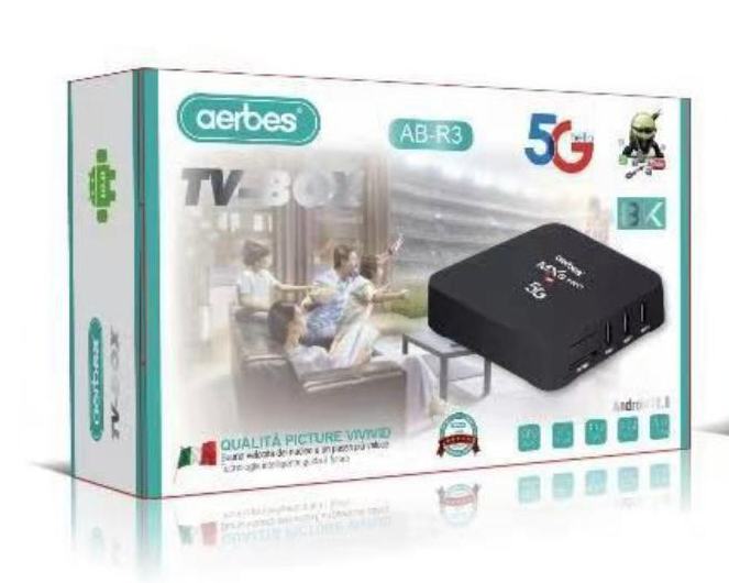 Aerbes Android Box 8K UHD 4GB/64GB, Android 11.1 TV Box
