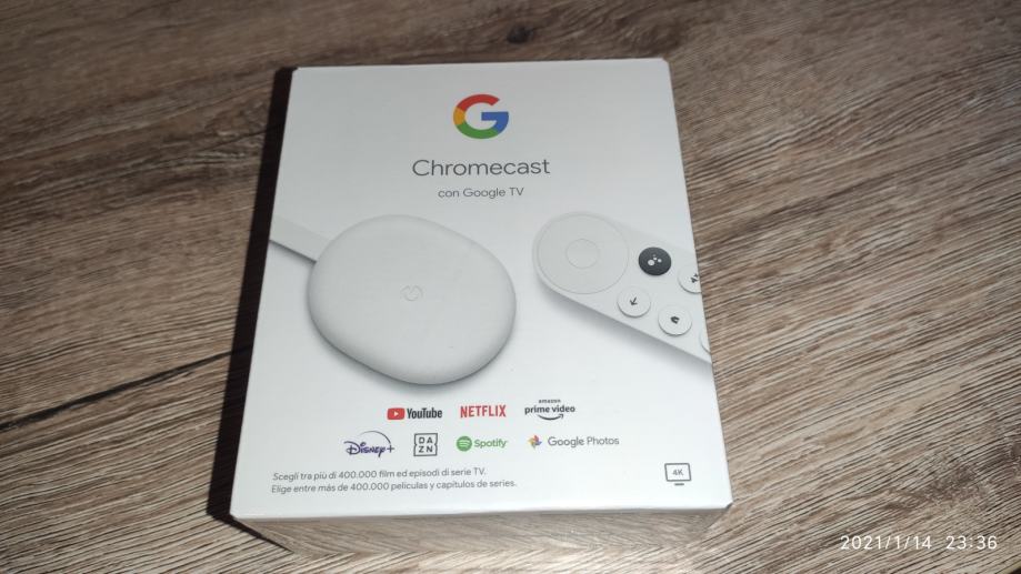 Novo Google Chromecast 4 / Google TV Android