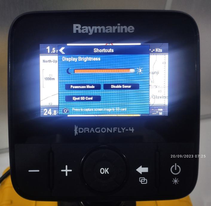 Fishfinder Raymarine Dragonfly 4 PRO