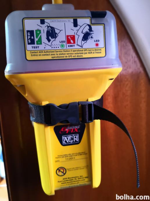 LIFERAFT ZA 6 OSEB, EPIRB BOJA