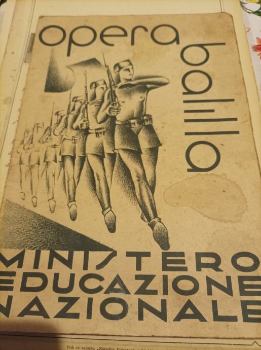 ITALIJANSKO SPRIČEVALO IZ FUŽIN, 1936