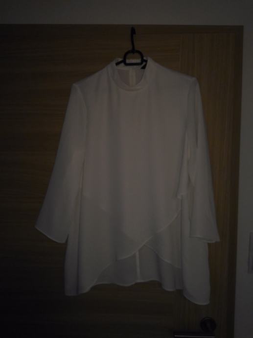 Čudovito belo bluzo - tuniko št L (40) Zara ZNIŽANO