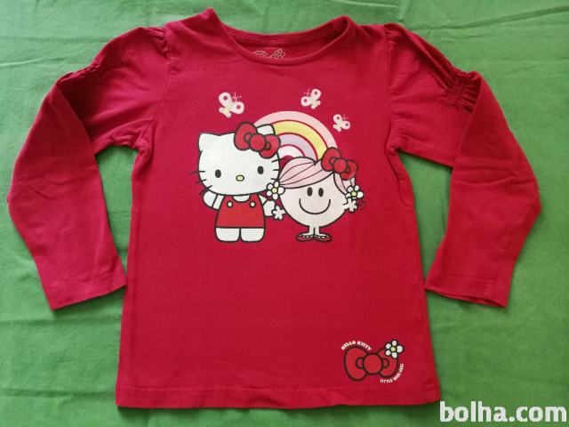 Majica za deklico, dolg rokav, 122, Hello Kitty