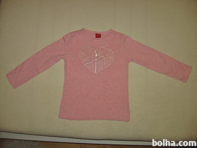 Otroška majica št.92/98 - S`Oliver- roza
