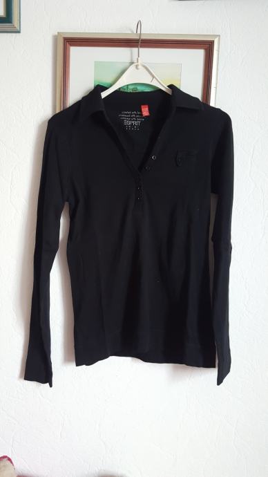 Esprit črna bombažna majica