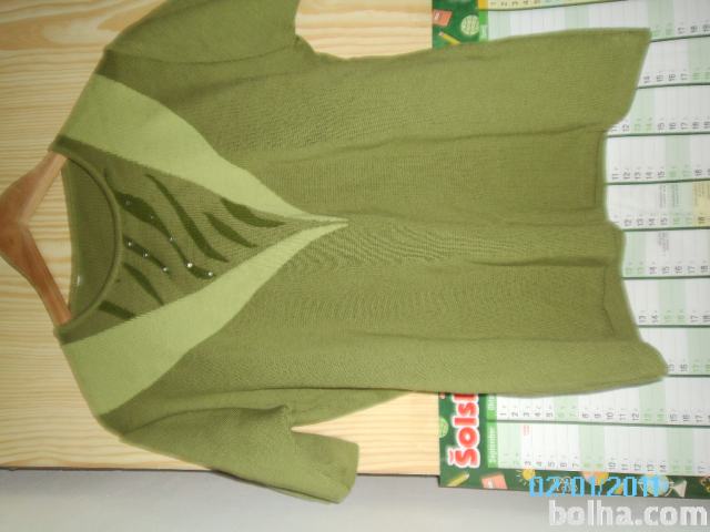 Komplet zelenih majic za jesen-zimo, vel. L-XL, novo