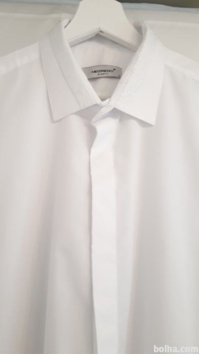 Poročna srajca za manšetne gumbe - nerabljena