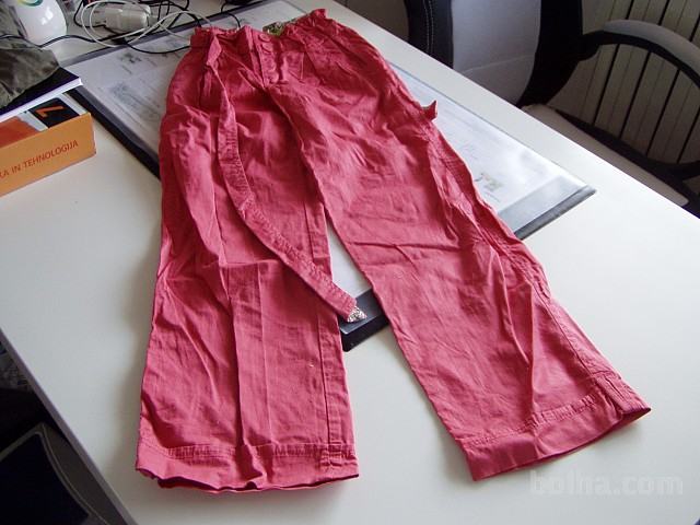 dekliške bombažne hlače šT.6 in 8 yes