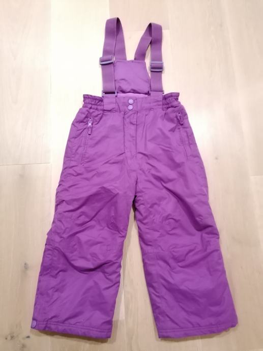 Dvojne dekliške smučarske hlače št. 110 in 116