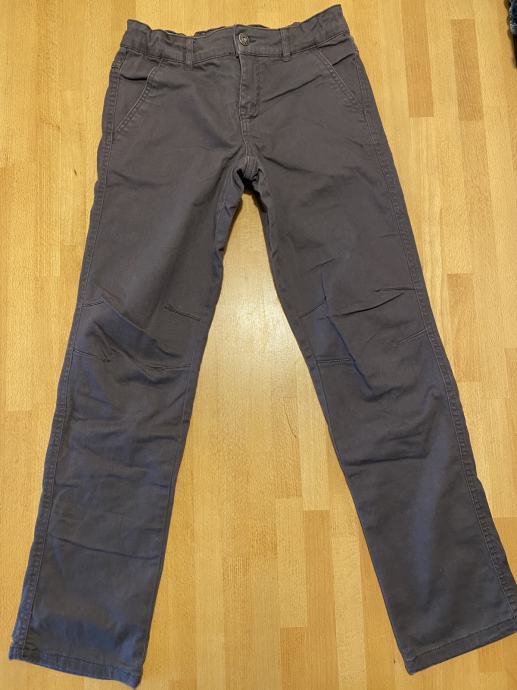 Fantovske dolge hlače sive 152cm