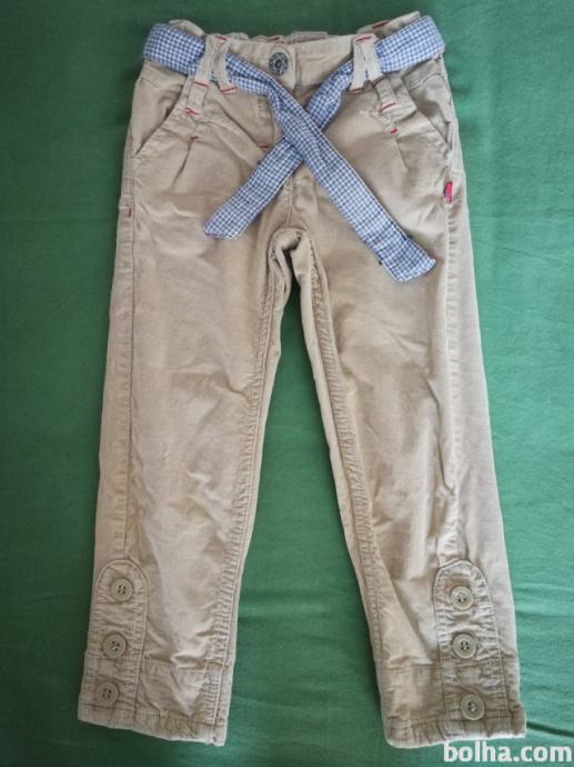 Žametne hlače za deklico 116