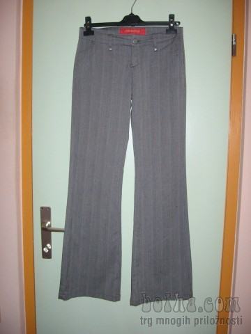 Fishbone ženske hlače, sive, št. 38