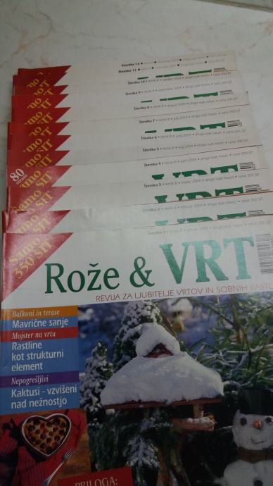 ROŽE & VRT 2004, zbirka 12 revij