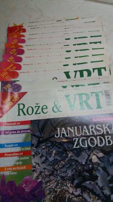 ROŽE & VRT 2005, zbirka 12 revij