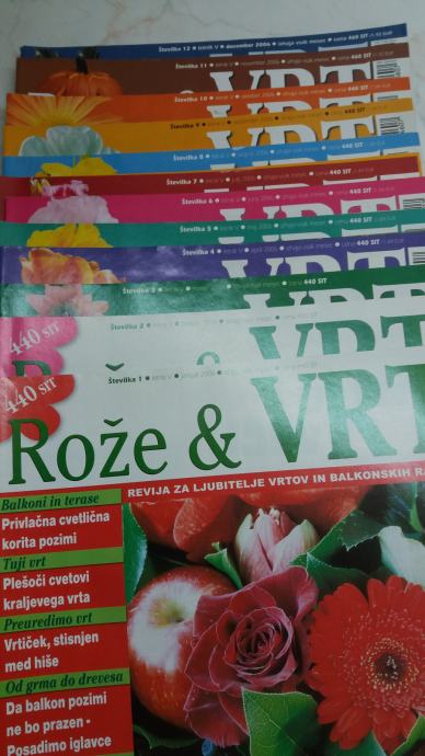ROŽE & VRT 2006, zbirka 12 revij