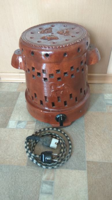 Električni Grelnik zraka sobni keramika fi -25x35x1,5 cm