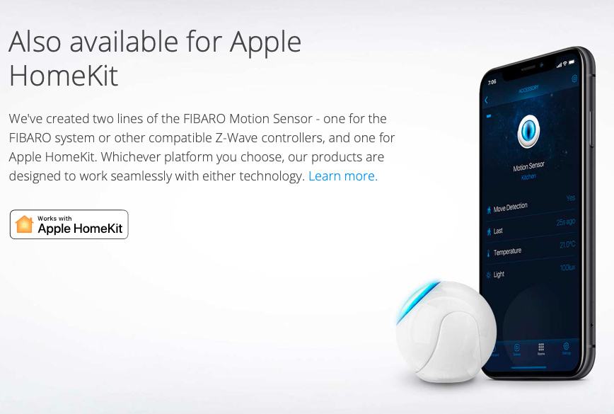 Fibaro Motion Sensor Homekit