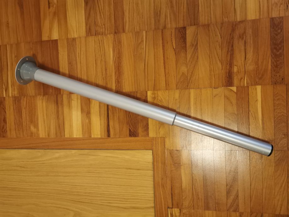4 nastavljive noge za mizo IKEA VIKA KAJ, 6590 cm, sive barve