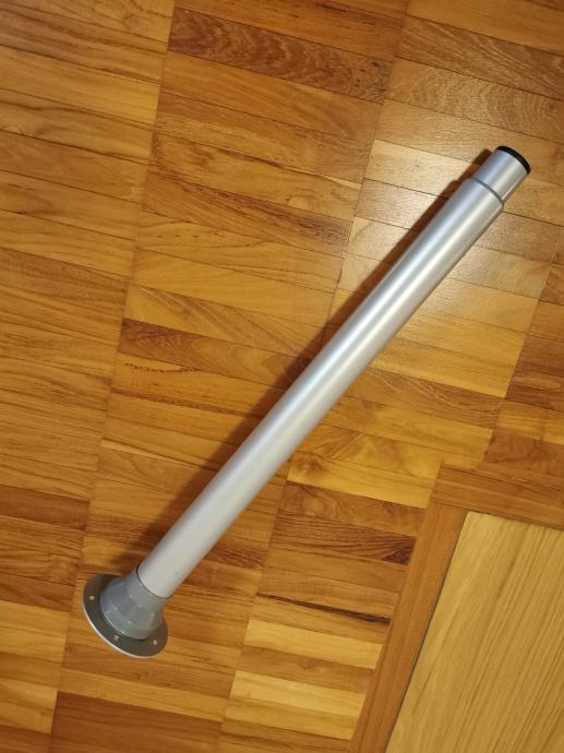 4 nastavljive noge za mizo IKEA VIKA KAJ, 6590 cm, sive barve