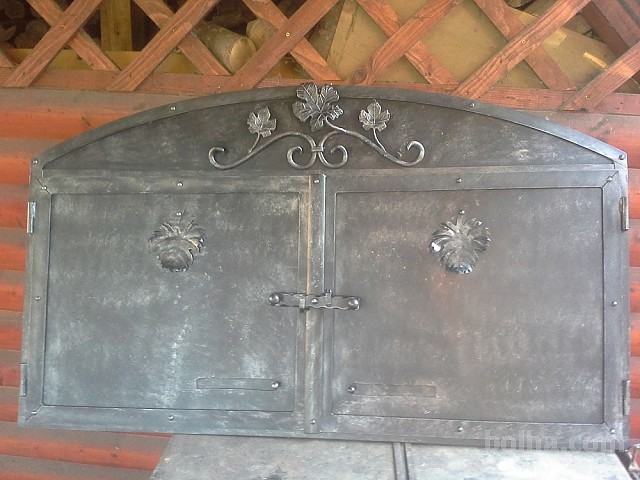 Kovana vrata za kamin Z178