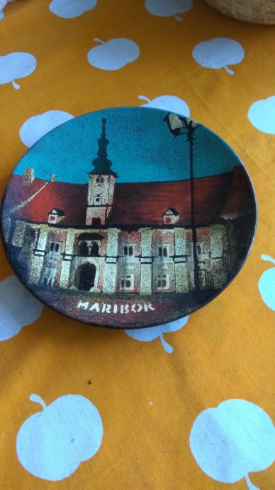 Slika Maribor kovinska emajlirana fi-24x2 cm