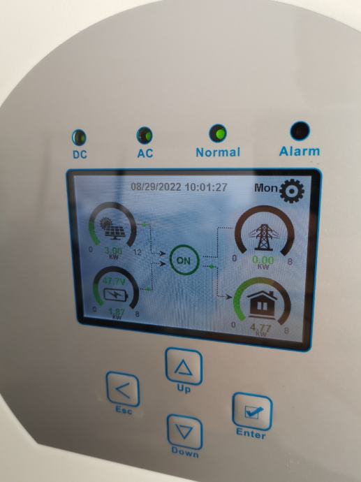 Son na Elektrarna 12kW Hranilnik Energije 10kW