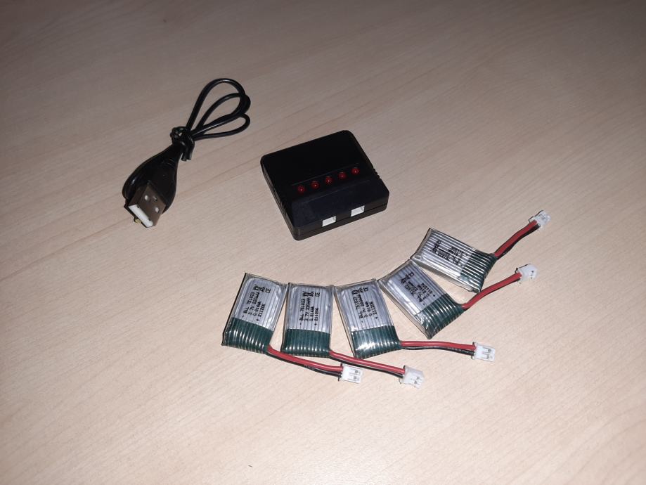 Eachine E013 FPV + Očala FPV + 5 nerabljenih LiPo