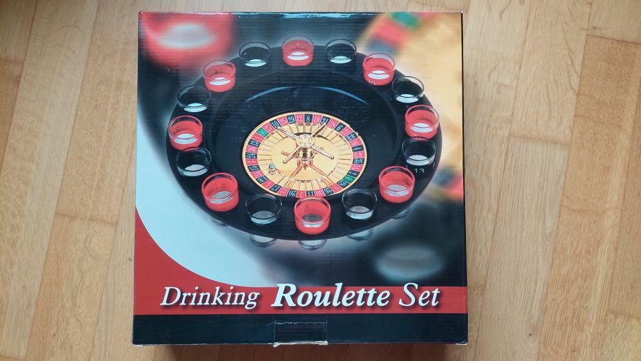 Drinking Roulette Set Ruleta s kozarčki Pivska igra za odrasle