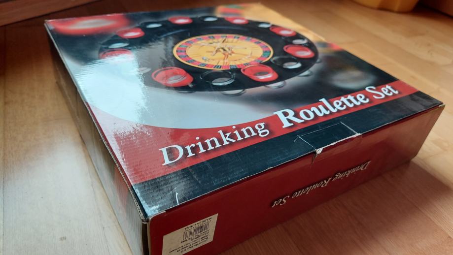 Drinking Roulette Set Ruleta s kozarčki Pivska igra za odrasle