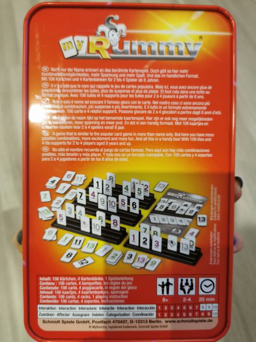 Družabna igra my Rummy