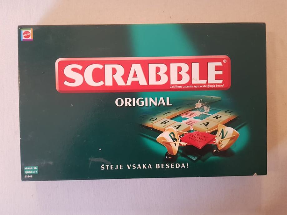 Proddam družabno igro Scrabble