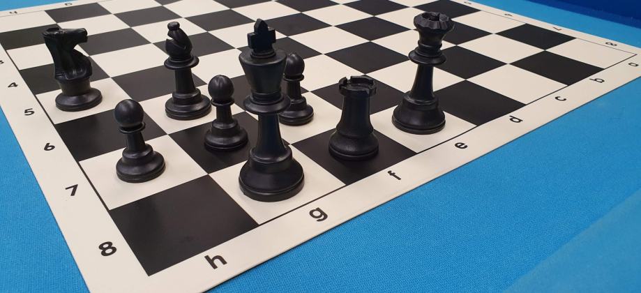 Silikonska Črno-Bela šahovnica, šahovska polja velikosti 57mm