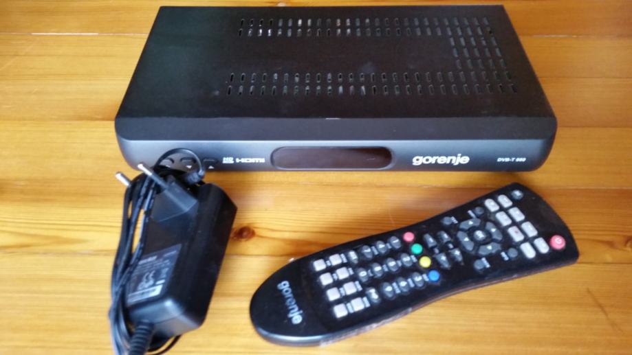 DVB-T MPEG4 sprejemnik Gorenje DVB4T 660: SCART,HDMI,USB,optical audio