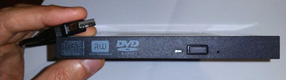ZUNANJI CD/DVD RW zapisovalnik, eksterna optična enota, USB
