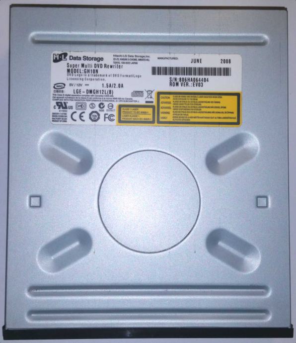 Hitachi-LG Super Multi CD/DVD RW recorder SATA optična enota