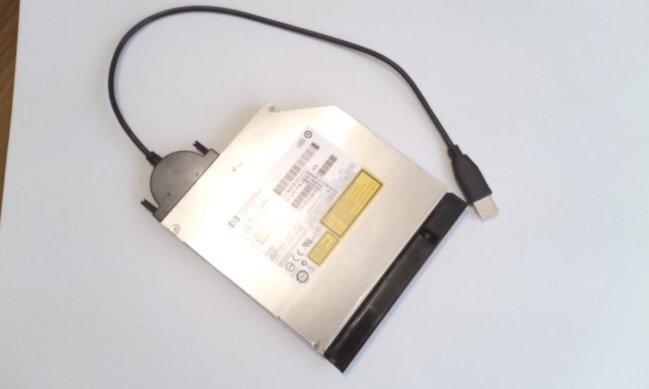 Zunanji USB DVD, optični RW pogon, LightScribe, HP DVD, 12mm