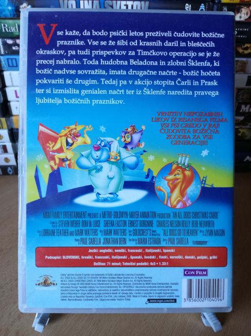 An All Dogs Christmas Carol Dvd 