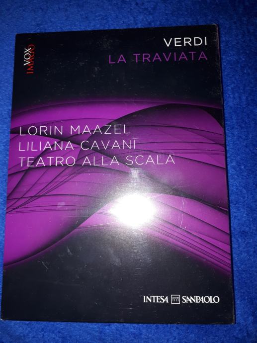 DVD Giuseppe Verdi La Traviata darilni originalno zapakiran Scala