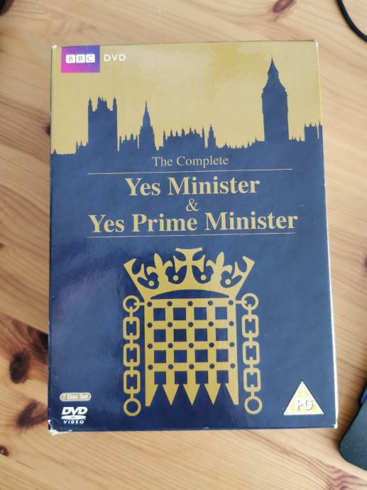 DVD zbirka seriji Yes Minister in Yes Prime Minister (5 DVD-jev)