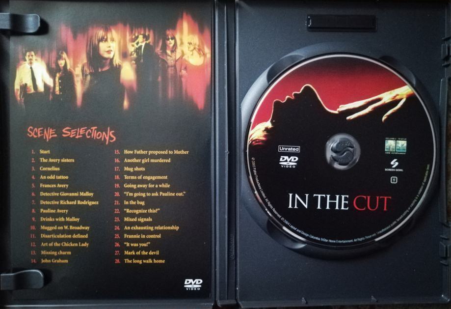In The Cut (2003, erotični triler), J. Campion, Meg Ryan (Uncut DVD)