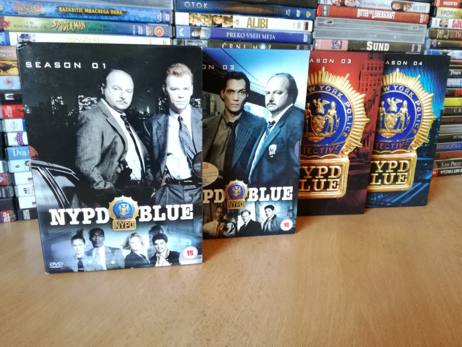 NYPD Blue (TV Series 1993–2005) Sezona 1,2,3,4 (20xDVD)