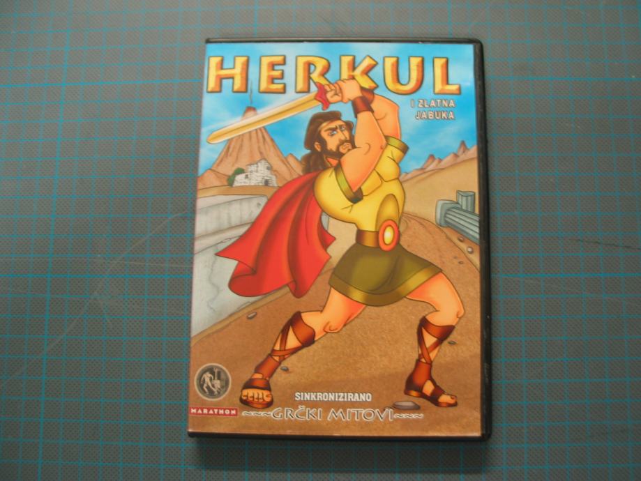 Risanki Herkul in zlato jabolko ter Herkul in Titani, DVD, prodam